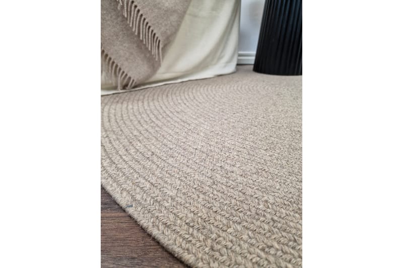 Lya Ullmatta Ø300 cm Rund - Linnen - Products - Textil & mattor - Matta - Modern matta - Ullmatta
