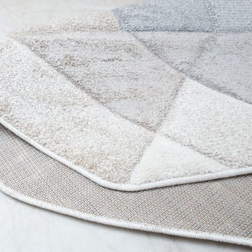 Matta Navon Carved 120x120 cm - Grå/Beige - Products - Textil & mattor - Matta - Modern matta - Wiltonmatta
