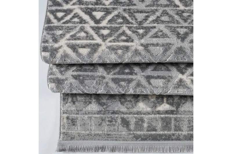 Naveena Gångmatta 120x350 cm Rektangulär - Grå/Creme - Products - Textil & mattor - Matta - Modern matta - Gångmatta