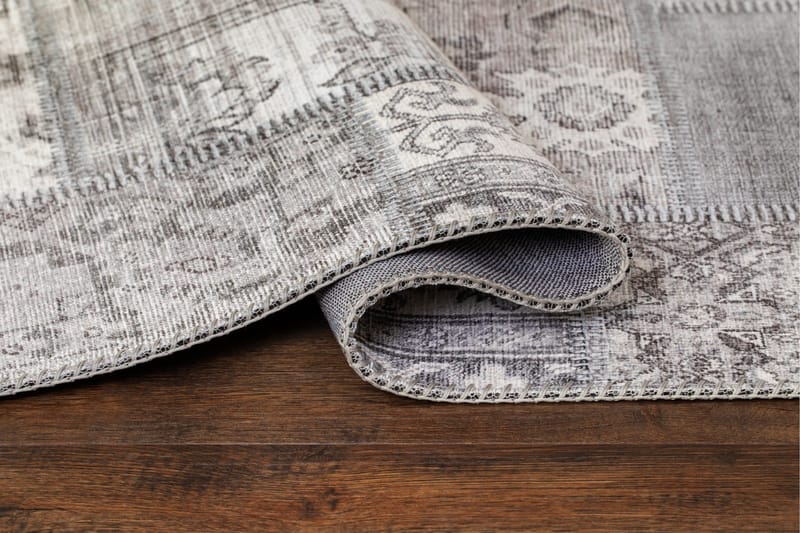 Patchwork Wiltonmatta 160x230 cm Rektangulär - Silver - Products - Textil & mattor - Matta - Modern matta - Wiltonmatta