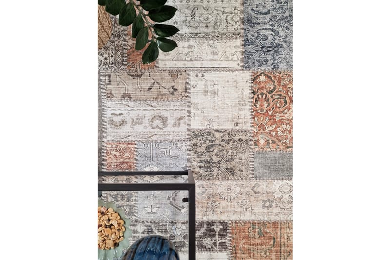 Patchwork Wiltonmatta 80x150 cm - Flerfärgad - Products - Textil & mattor - Matta - Modern matta - Wiltonmatta