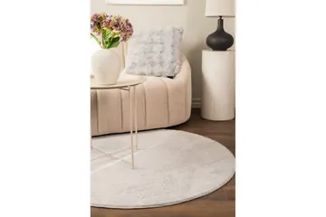 Relax Ryamatta Rund 120 cm - Beige - Products - Textil & mattor - Matta - Modern matta - Ryamatta