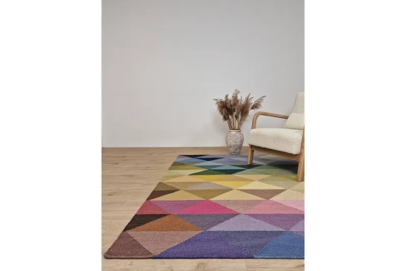 Riviera Ullmatta 160x230 cm Rektangulär - Flerfärgad - Products - Textil & mattor - Matta - Modern matta - Ullmatta