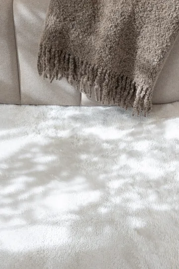 Cozy Ryamatta 200 cm Rund - Vit - Products - Textil & mattor - Matta - Modern matta - Ryamatta