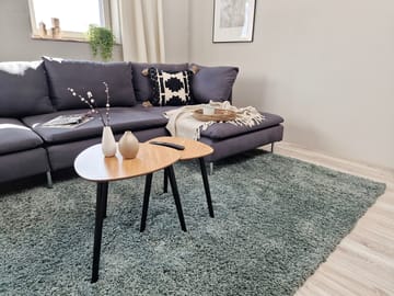 Lounge Ryamatta 160x230 cm Rektangulär - Grön - Products - Textil & mattor - Matta - Modern matta - Ryamatta