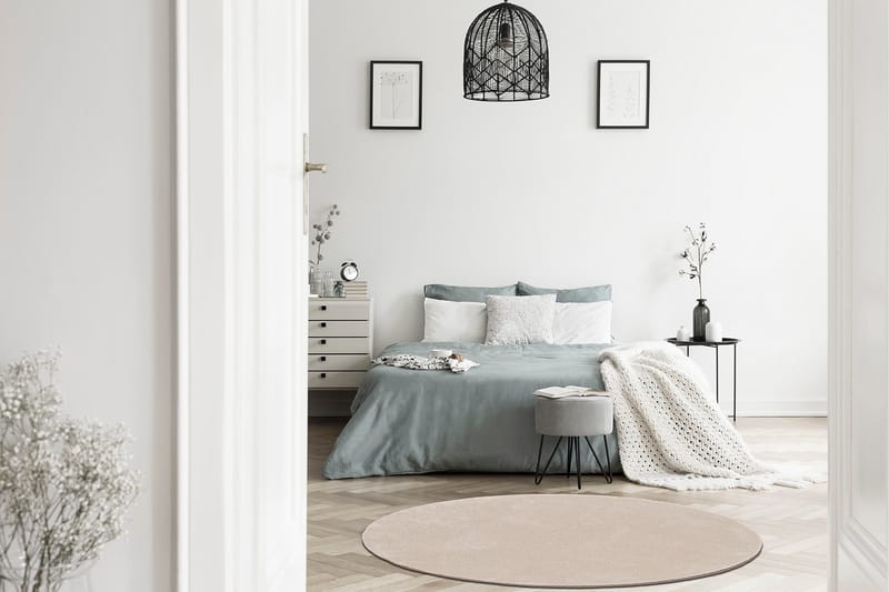 Sheraton Ryamatta Rund 160 cm - Creme - Products - Textil & mattor - Matta - Modern matta - Ryamatta