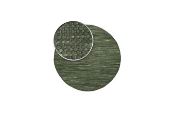 Skagen Ullmatta 300 cm Rund - Grönmelange - Products - Textil & mattor - Matta - Modern matta - Ullmatta