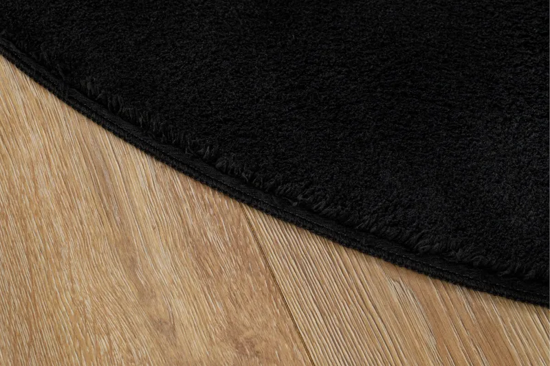 Soft Wiltonmatta Rund 120 cm - Svart - Products - Textil & mattor - Matta - Modern matta - Wiltonmatta