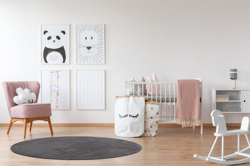 Soft Wiltonmatta Rund 200 cm - Grafitgrå - Products - Textil & mattor - Matta - Modern matta - Wiltonmatta