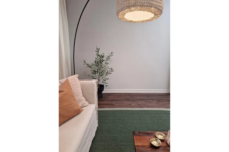 Vaxholm Ullmatta 140x200 cm Rektangulär - Grön - Products - Textil & mattor - Matta - Modern matta - Ullmatta