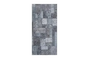 Patchwork Wiltonmatta 80x150 cm Rektangulär - Grå - Products - Textil & mattor - Matta - Modern matta - Wiltonmatta