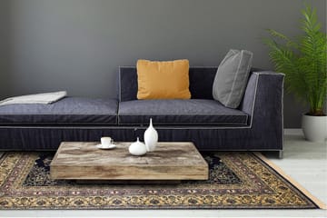 Casablanca Medallion Orientalisk Matta 130x190 - Marinblå - Products - Textil & mattor - Matta - Orientalisk matta - Persisk matta