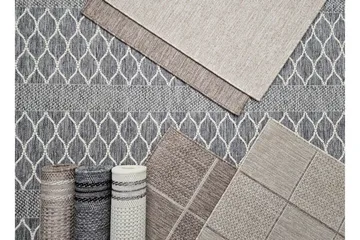 Madrid Flatvävd Matta 80x150 cm - Antracit - Products - Textil & mattor - Matta - Små mattor