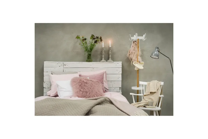 Örngott Washed 50 x 60 cm - Rosa - Products - Textil & mattor - Sängkläder