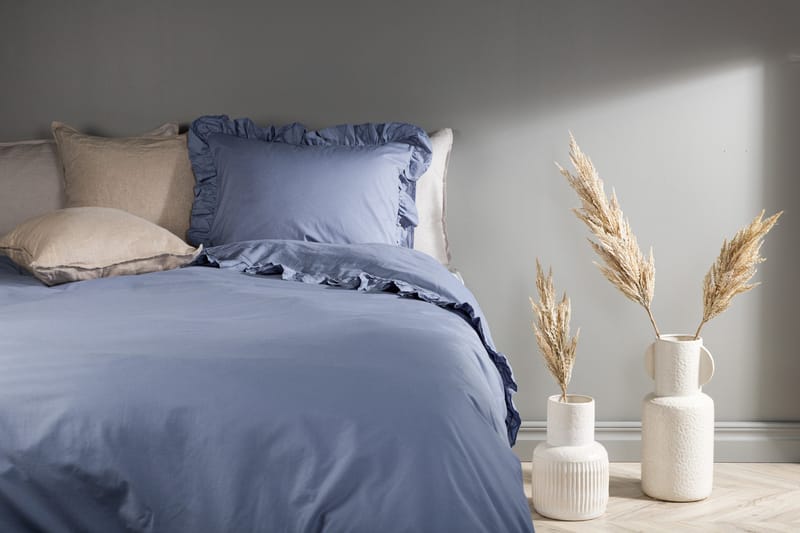 Levi Bäddset 2-Dels 150x200/50x60 cm - Blå - Products - Textil & mattor - Sängkläder - Bäddset & påslakanset - Påslakanset dubbelsäng