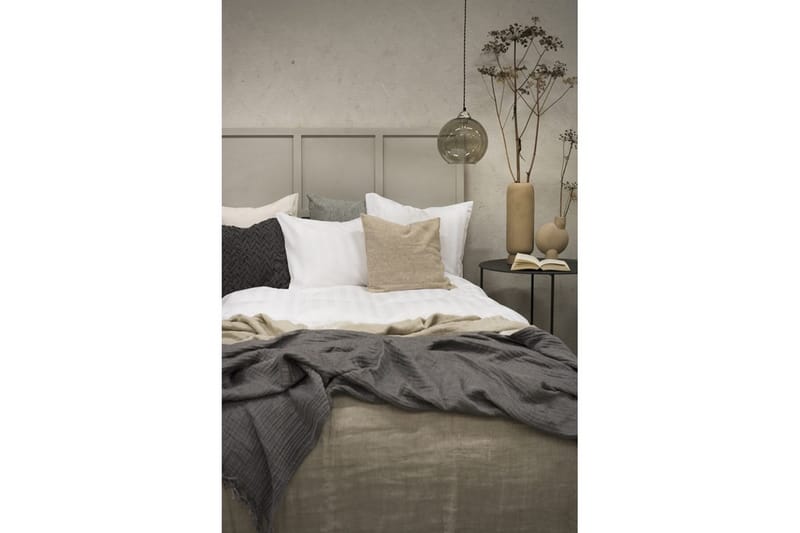 Påslakanset Enkelsäng 2-Dels Satin - Vit - Products - Textil & mattor - Sängkläder - Bäddset & påslakanset - Påslakanset dubbelsäng