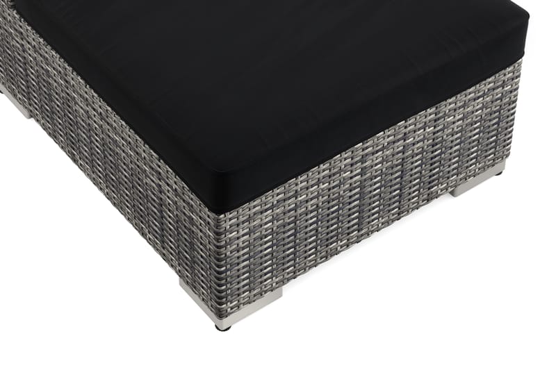 Bahamas Mittmodul utomhus i konstrotting - Grå - Products - Utemöbler & utemiljö - Övrigt utemöbler - Moduler utesoffa - Mittmodul utesoffa