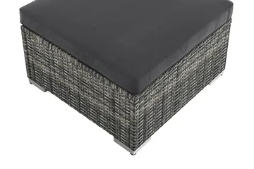 Wisconsin Divan Modul utomhus i konstrotting med vattenavisande dyna - Grå - Products - Utemöbler & utemiljö - Övrigt utemöbler - Moduler utesoffa