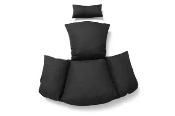 Hillerstorp Droppen Dyna Svart - Hillerstorp - Products - Utemöbler & utemiljö - Dynor - Kompletta dynset