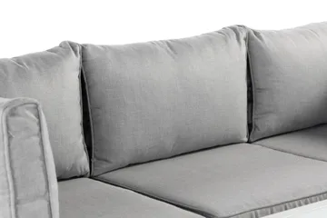 Ariany Hörnsoffa - Vit / Grå dynor - Products - Utemöbler & utemiljö - Loungemöbler - Loungesoffor