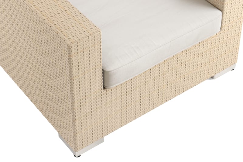 Bahamas Loungefåtölj utomhus i konstrotting - Beige - Products - Utemöbler & utemiljö - Loungemöbler - Loungestol utomhus