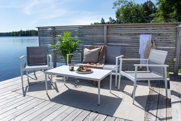 Break Loungegrupp Utomhus 4-sits - Vit - Products - Utemöbler & utemiljö - Loungemöbler - Loungeset & loungegrupp