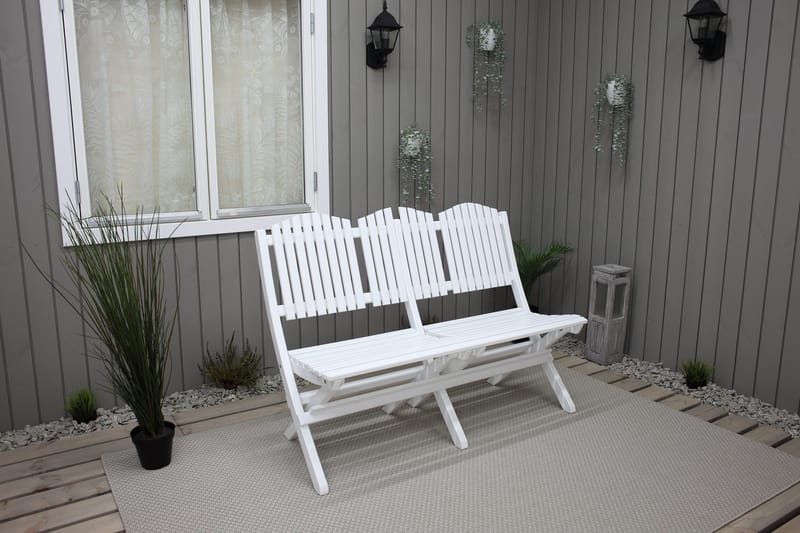 Delpino Utesoffa - Vit - Products - Utemöbler & utemiljö - Loungemöbler - Loungesoffor