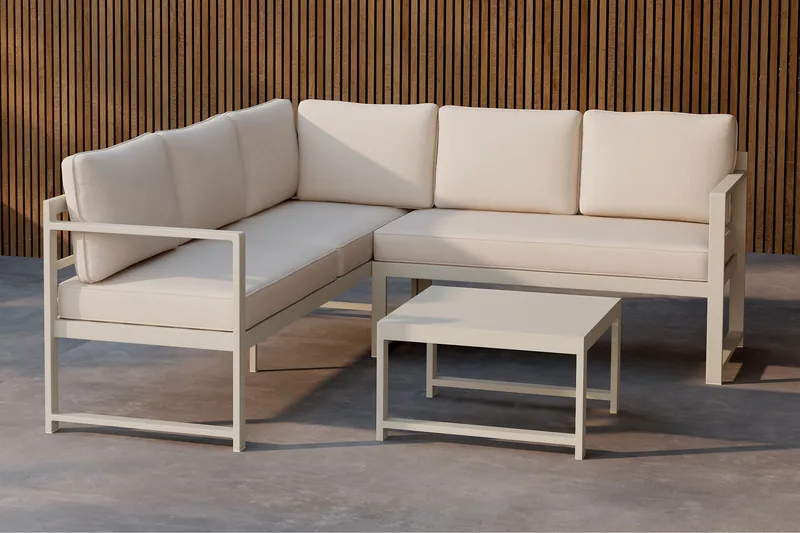 Salvador Soffgrupp Utomhus 4-sits - Svart - Products - Utemöbler & utemiljö - Loungemöbler - Loungeset & loungegrupp