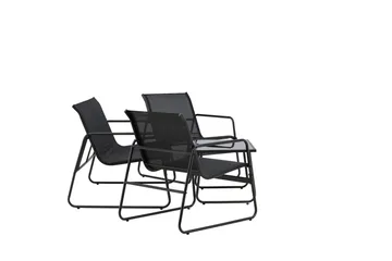 Scopello Soffgrupp Utomhus 4-sits - Svart - Products - Utemöbler & utemiljö - Loungemöbler - Loungeset & loungegrupp