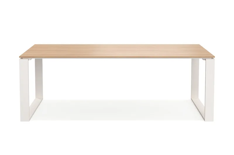 Devon Stort Rektangulärt Matbord utomhus 210x100 cm i aluminium, Beige