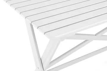 Landet Rektangulärt Matbord utomhus 118x70x74 cm i akacia trä - Vit - Products - Utemöbler & utemiljö - Utebord & trädgårdsbord - Matbord utomhus