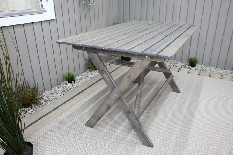 Larios Matbord Utomhus 126 cm - Grå - Products - Utemöbler & utemiljö - Utebord & trädgårdsbord - Matbord utomhus