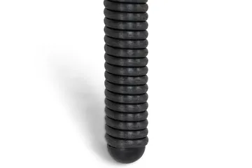 Marcus Stort Runt Matbord Utomhus 140 cm – Utebord i konstrotting med glasskiva för Uteplats och Trädgård - Svart - Products - Utemöbler & utemiljö - Utebord & trädgårdsbord - Matbord utomhus