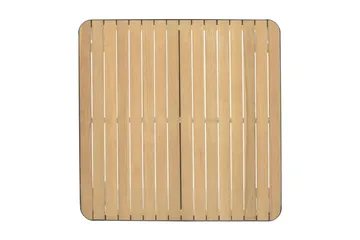 Portals Matbord Utomhus 95x95 cm - Svart/Trä - Products - Utemöbler & utemiljö - Utebord & trädgårdsbord - Matbord utomhus