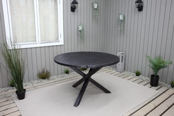 Scottsdale Matbord Utomhus Runt 112 cm - Kaffesvart - Products - Utemöbler & utemiljö - Utebord & trädgårdsbord - Matbord utomhus