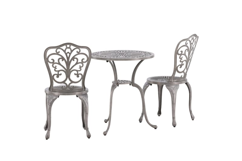 Nandin Balkonggrupp 2-sits - Silver - Products - Utemöbler & utemiljö - Utegrupp - Cafegrupp & cafeset