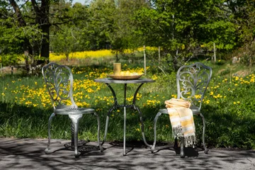 Nandin Balkonggrupp 2-sits - Silver - Products - Utemöbler & utemiljö - Utegrupp - Cafegrupp & cafeset