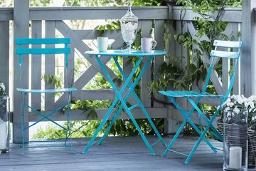 Fiori Balkongset 52 cm - Blå - Products - Utemöbler & utemiljö - Utegrupp - Cafegrupp & cafeset