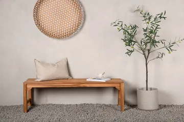 Kenya B änk Utomhus 150 cm - Brun - Products - Utemöbler & utemiljö - Utesoffa - Trädgårdsbänk & utebänk