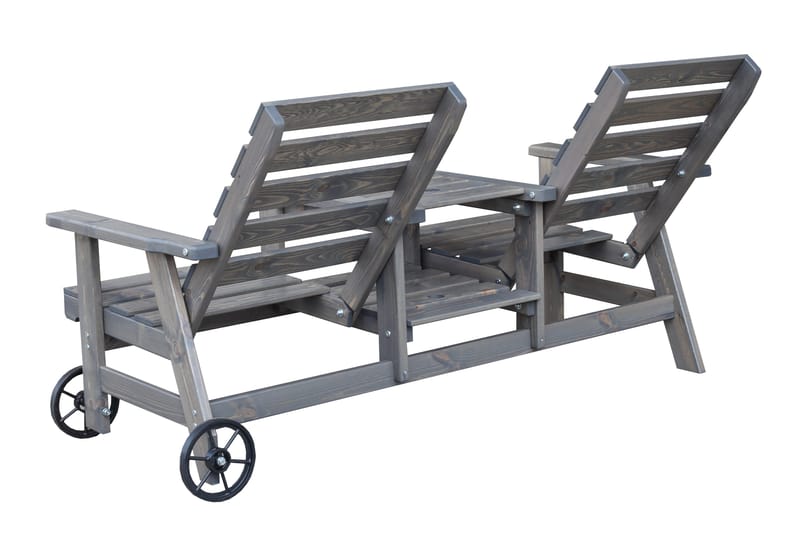 KIngdom Utebänk 177 cm - Grå - Products - Utemöbler & utemiljö - Utesoffa - Trädgårdsbänk & utebänk