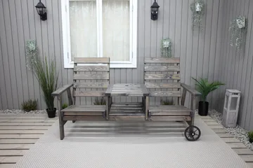 KIngdom Utebänk 177 cm - Grå - Products - Utemöbler & utemiljö - Utesoffa - Trädgårdsbänk & utebänk