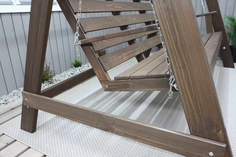 Pelle 3-sits Hammock utan tak - Brun - Products - Utemöbler & utemiljö - Utesoffa - Hammock