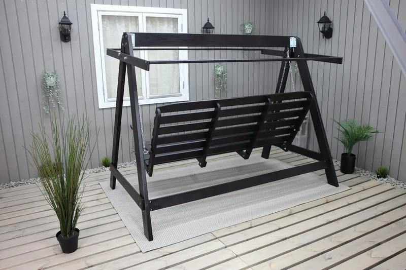 Pelle Hammock utan Tak - Mörkbrun - Products - Utemöbler & utemiljö - Utesoffa - Hammock