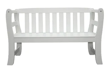 Rosenberg Utesoffa - Vit - Products - Utemöbler & utemiljö - Utesoffa - Trädgårdsbänk & utebänk