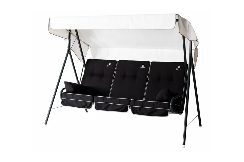 Suvi 71B-1 3-sits Hammock Grå/Svart, Varax