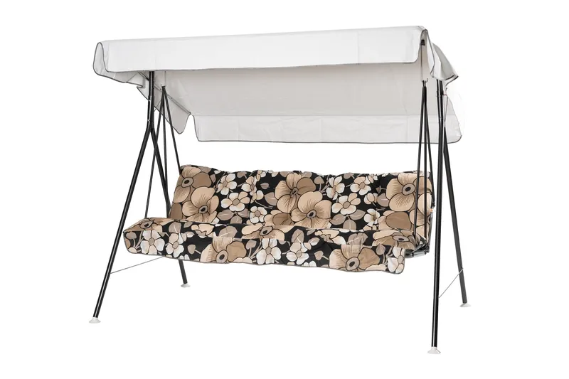 Teneriffa Komplett Hammock 190 cm, Grå/Blommig