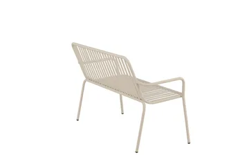 Peking Utebänk - Beige - Products - Utemöbler & utemiljö - Utesoffa - Trädgårdsbänk & utebänk