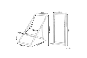 Gjengene Solstol - Beige - Products - Utemöbler & utemiljö - Utestol & trädgårdsstol - Solstol