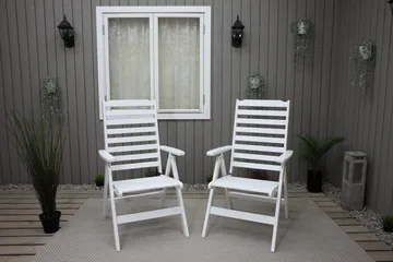 Grevie Positionsstol - Vit - Products - Utemöbler & utemiljö - Utestol & trädgårdsstol - Positionsstol