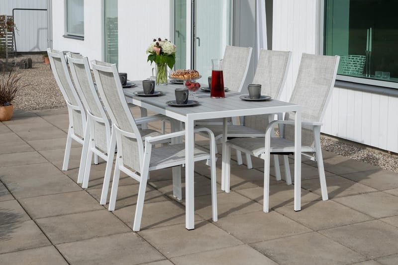 Hillerstorp Hånger Positionsstol 57x64 cm - Vit - Products - Utemöbler & utemiljö - Utestol & trädgårdsstol - Positionsstol